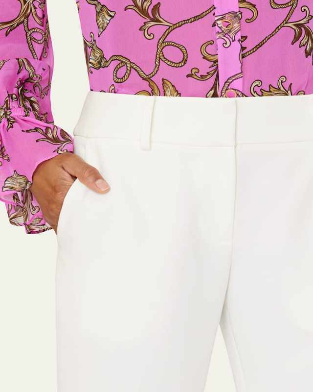 Nicola Cropped Slim Cady Pants